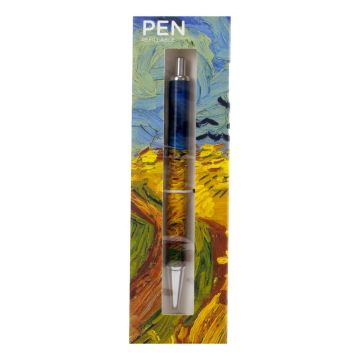Ballpoint pen in box Van Gogh "Wheatfield with Crows"