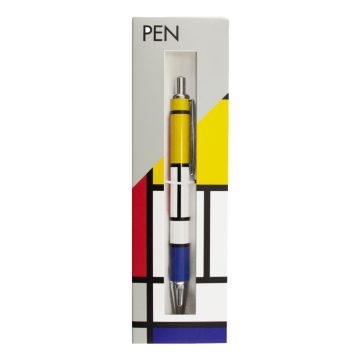 Ballpen in box, Mondriaan