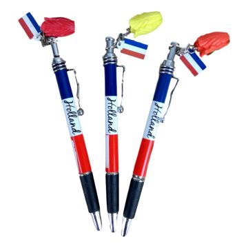 Set van drie "Tulpen" pennen met bedels