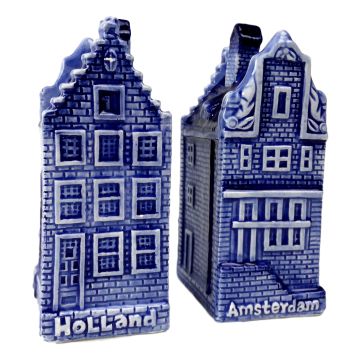 Peper & Zoutstel "Grachtenhuisjes"