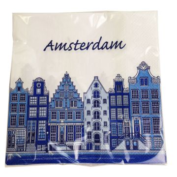 Servet Tegels Amsterdamse Gevels Delfts Blauw