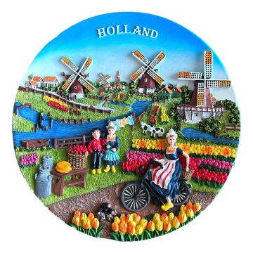 Wandbord Pluimers, 20 cm