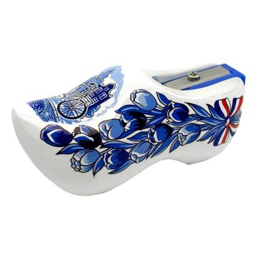 Puntenslijper Houten Klomp - Delfts Blauw Amsterdam
