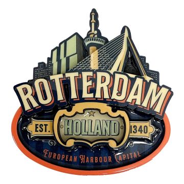 Koelkast Magneet "Rotterdam Vintage"