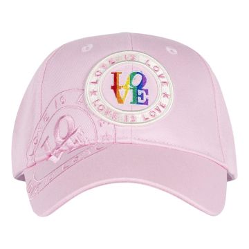 Cap All Pride Love is Love - Roze