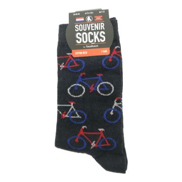 Heren Sokken "Rood/Wit/Blauw Fietsen" - 40-46