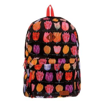 Opvouwbare Rugzak Zwarte Tulpen 
