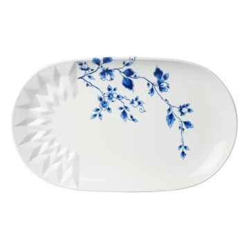 Serveerschaal "Blauw Vouw"