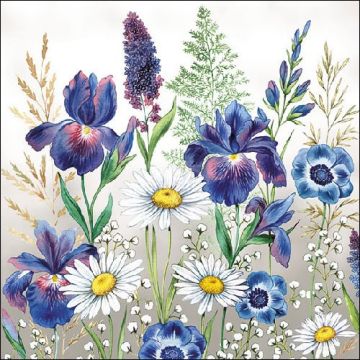 Pakje Servetten "Weidebloemen" (20 stuks)
