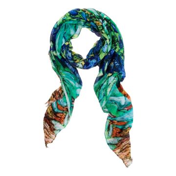 Art Scarf "Irises"