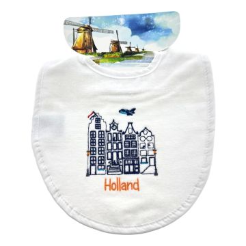 Slabbetje met Grachtenhuisjes - Holland 