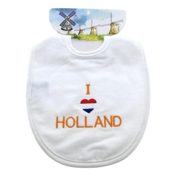 Slabbetje "I love Holland"