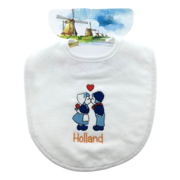Slabbetje "Holland Kussend Paar"