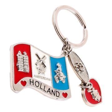 Sleutelhanger Holland Vlag Iconen