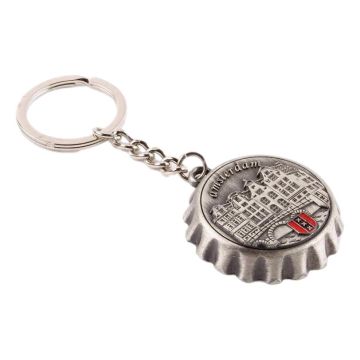 Sleutelhanger / Flesopener Amsterdam Tin