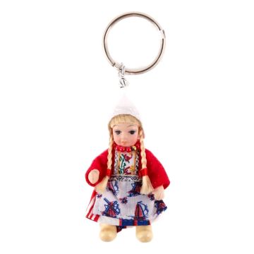 Sleutelhanger "Meisje in Rood Kostuum"