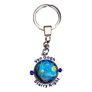 Sleutelhanger spinner 'van Gogh' starry night