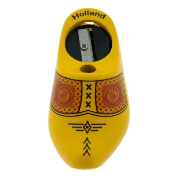 Pencil sharpener Clog Farmer Yellow 8 cm