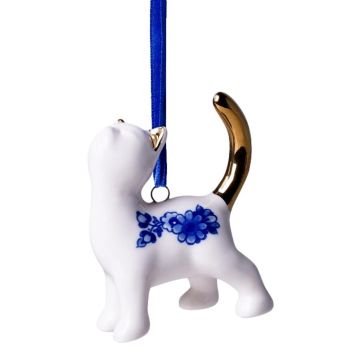 Pleading Cat Christmas Ornament