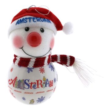 Snowman Amsterdam - With LED nose
