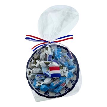 Cadeauschaaltje Oud Hollandse Snoepjes - Delfts Blauw