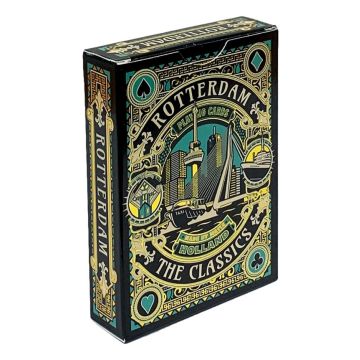 Speelkaarten "Rotterdam Groen/Goud"