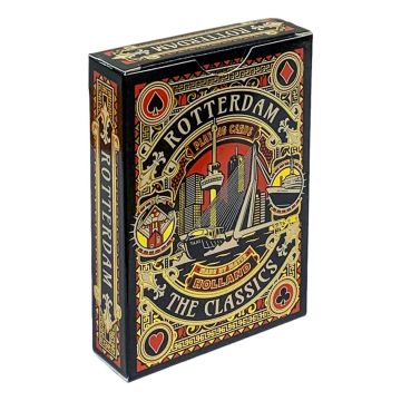 Speelkaarten "Rotterdam Rood/Goud"