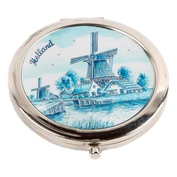Mirror Box Etching Holland - Delft Blue