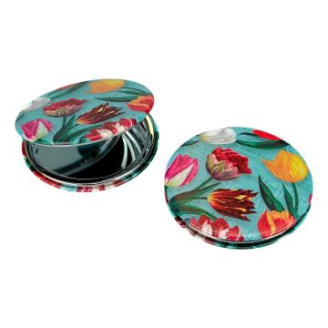 Mirror box 'pretty tulips'- green