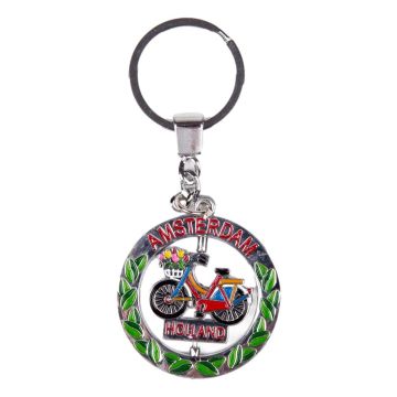 Sleutelhanger Spinner Fiets Amsterdam