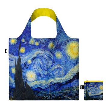 Loqi Opvouwbare Shopper "Sterrennacht, van Gogh"
