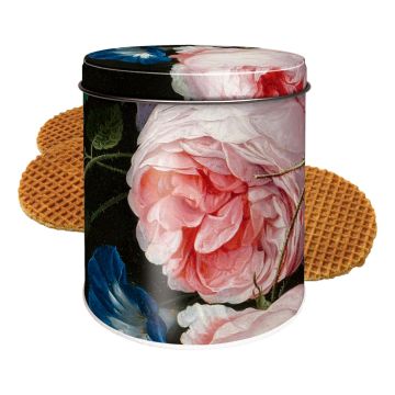 Stroopwafelblik Bloemen (Jan Davidsz. de Heem)