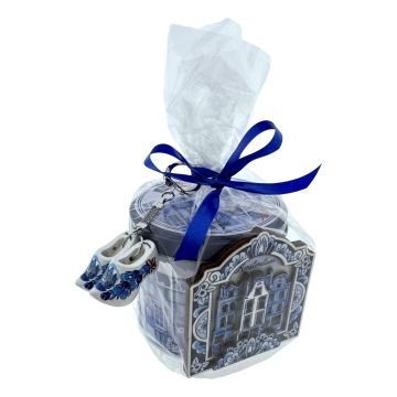 Stroopwafels in a tin "Amsterdam Canals" with magnet
