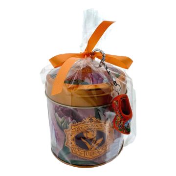 Stroopwafels Cadeau "Tulpen Roze"