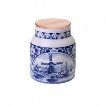 Sugar Jar "Mill Landscape"
