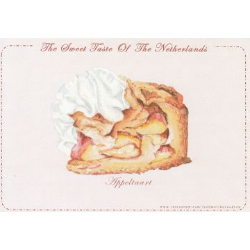 Postkaart "Appeltaart"
