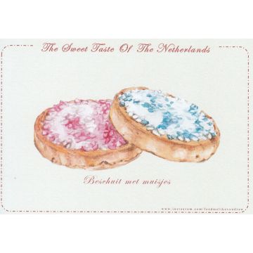 Postkaart "Beschuit met Muisjes"