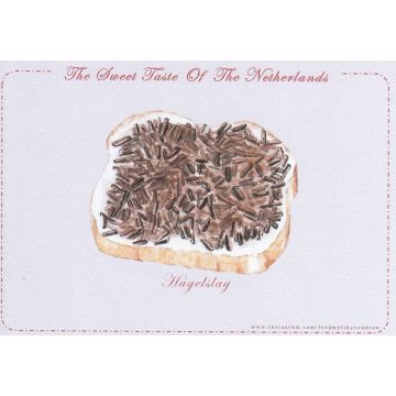 Postkaart "Brood met Hagelslag"
