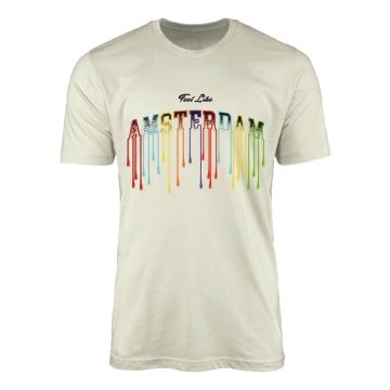 Unisex T-Shirt Feel Like Amsterdam - Beige