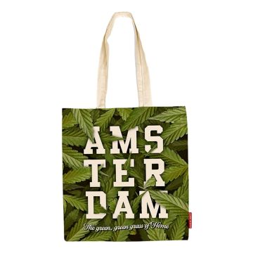 Tas Katoen "Amsterdam Green Grass"