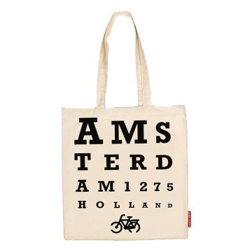 Tas Katoen "Amsterdam Haarscherp"
