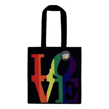 Canvas Tas All Pride - Love Zwart