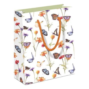 Luxe Cadeautas Vlindertuin - Wit