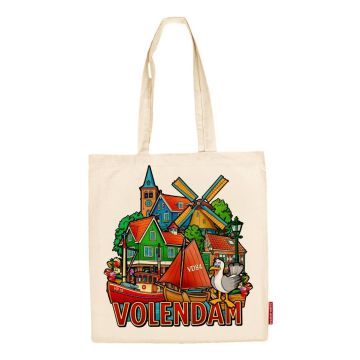 Katoenen Tas "City Vibes Volendam"