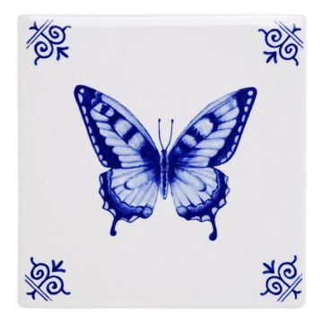 Tegel Vlinder, 13 cm