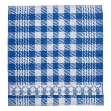 Keuken handdoek Molen blauw