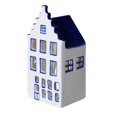 Waxinelichthouder Huisje  1 - Trapgevel - 13 cm