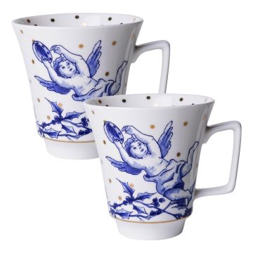 Tea Mug Christmas Angel Set of 2