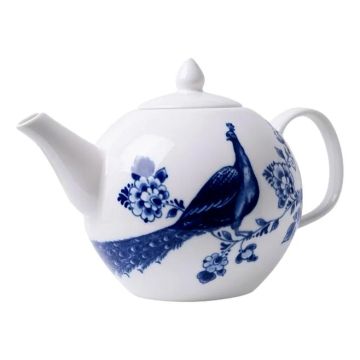 Theepot Paauw Blauw