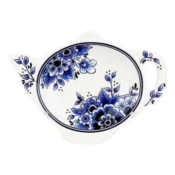 Keramieken Theezakjeshouder - Delfts Blauw Stijl 